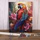 1pc DIY Oil Painting Paint By Numbers Kit For Adults Beginners Students 16 20 Inch Cartoon Parrot Canvas Painting Wall Art Set With Acrylic Pigment And Brushes