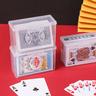 Transparent Plastic Card Storage Box: Ideal Organizer for Game Cards, ID Cards, Playing Cards, Business Cards, and More