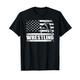 Wrestling Vintage American Flag Wrestling Wrestle T-Shirt