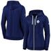 Women's Fanatics Branded Blue Toronto Maple Leafs Authentic Pro Travel Train Raglan Full-Zip Hoodie