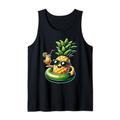 Lustige Ananas-Sonnenbrille Tropical Summer Party Tank Top