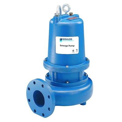 GOULDS WS2034D4 2 HP 4" Manual Submersible Sewage Pump 460V