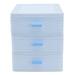 Storage Bins Desktop Stacking Drawer Cosmetics Case Desktop Storage Box Storage Cosmetic Plastic