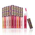 Nicole Miller 10 Pc DNF2 Lip Gloss Collection Shimmery Lip Glosses for Women and Girls Long Lasting Color Lip Gloss Set with Rich Varied Colors (Purple)