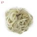 Duklien Women s Curly Messy Bun Hair Twirl Piece Scrunchie Hairpieces Extensions Hairdressing Hair Accessory for Women & Men (P)