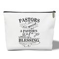 Pastor s Wife Gift Makeup DNF2 Bag Religious Gift for Women Toiletry Bag Minister s Wife Appreciation Gift Christian Birthday Gift for Pastor Wife Travel Cosmetic Zipper Pouch - a06