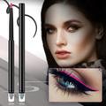 Adpan Eyeshadow Double Headed Eyeliner Eyeshadow Lip Liner Stick Multifunctional Makeup Pencil Pearlescent Waterproof Eyeshadow 1X Double-Ended Color Eyeshadow/Eyeliner/Lip Liner Three-In-One