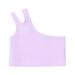 KDFJPTH Toddler Kids Girls Dance Tank Top Racerback Crop Tank Top Sleeveless Sports Dance Top For Ballet Gymnastics Dancewear Winter Clothes Size4t for Girls Shelf Bra Camisole Top