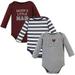 Hudson Baby Infant Boy Cotton Long-Sleeve Bodysuits Boy Daddy 3-Pack 18-24 Months