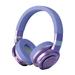 Blasgw Bluetooth Headphones Wireless Earbuds Over Ear Bluetooth Wireless Headphones Intelligent Noise Reduction HiFi Stereo Foldable Lightweight Headset With Deep Bass Purple