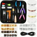 ACMDL DIY Jewelry Making Supplies Kit Jewelry Making Tools Kit With Jewelry Making Tools Jewelry Wires And Jewelry Findings For Jewelry Making Repair And Beading