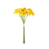 Artificial Flowers Artificial Daffodils Artificial Plant Daffodils DIY Wreath Wedding Living Room Garland Daffodil Bouquet Yellow