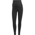 ADIDAS Damen Tight Ribbed High-Waist Umstandsmode, Größe M in Schwarz