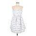 Sachin + Babi Casual Dress: White Hearts Dresses - New - Women's Size 8