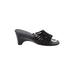 Liz Claiborne Mule/Clog: Black Shoes - Women's Size 7 1/2
