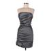 Calvin Klein Cocktail Dress: Gray Dresses - Women's Size 6