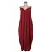 City Chic Casual Dress - Slip dress: Burgundy Solid Dresses - New - Women's Size 16 Plus