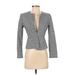 Calvin Klein Jacket: Gray Checkered/Gingham Jackets & Outerwear - Women's Size X-Small