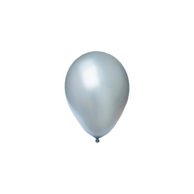 100x Luftballons "Perlmutt" silber Ø30cm