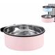 Hiasdfls - Dog Water Cage - Crate Type Water Bowl - Stainless Steel Hanging Bowl - Water Dispenser - Small Dog Bowl - Pet Bowl and Water Bowls