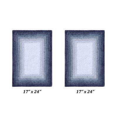 Torrent Bath Mat Rug, (17" X 24" | 17" X 24") by Better Trends in Gray