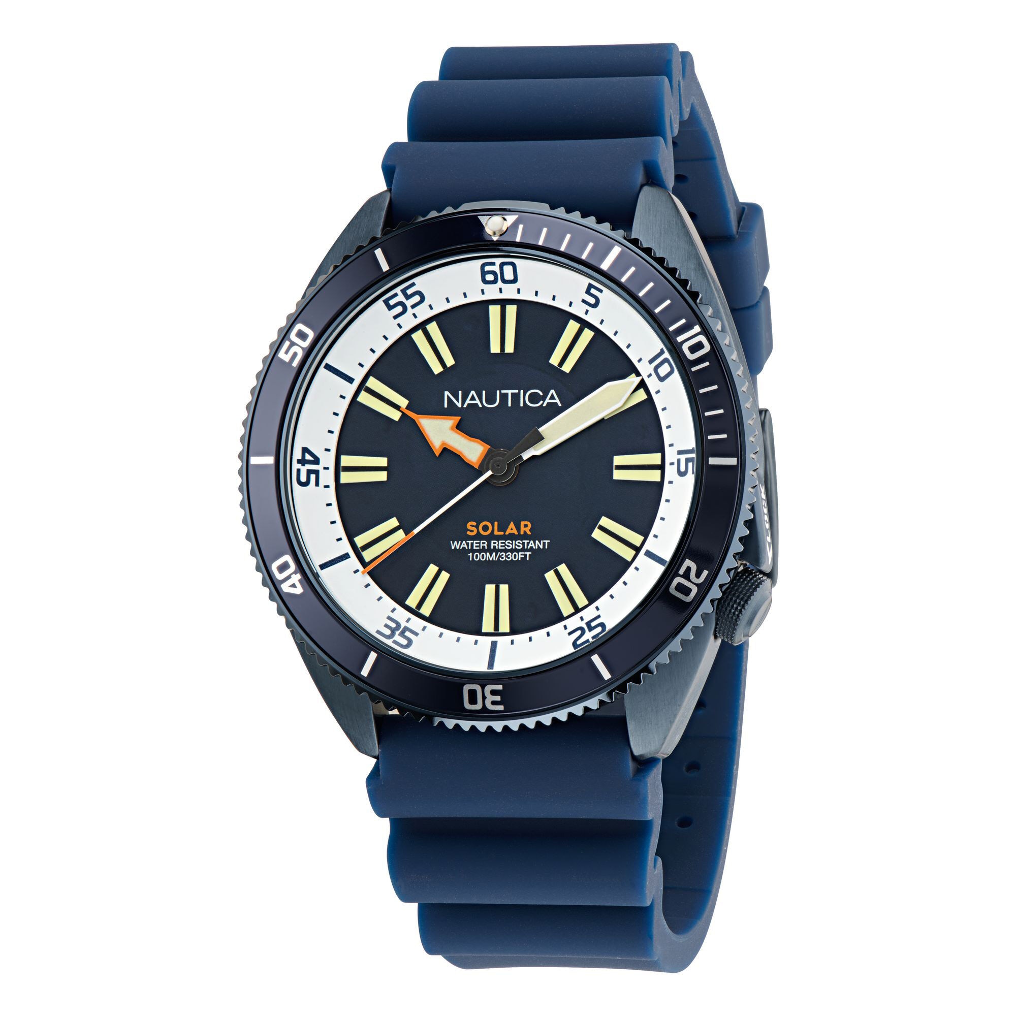 Nautica Men's Nautica Vintage Silicone Quartz Analog Watch 999 (Multi), OS