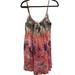 Anthropologie Dresses | Anthro E By Eloise Pink Grey Babydoll Floral Watercolor Mini Tunic Dress S | Color: Gray/Pink | Size: S