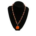 Burberry Jewelry | Burberry Authentic Charm On Non-Brand Choker | Color: Orange/Tan | Size: Os