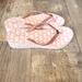 Michael Kors Shoes | Michael Kors Bedford Mk Logo Womens Platform Wedge Flip Flop Sandals 10 | Color: Gold/Pink | Size: 10