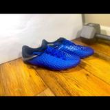 Nike Shoes | Nike Hypervenom Phantom 3 Elite Flyknit Fg Soccer | Color: Blue | Size: 6