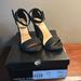 Torrid Shoes | Brand New Black 4inch Heels With Ankle Strap And Open Toe. Size 7.5 Never Worn. | Color: Black | Size: 7.5