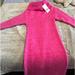 Zara Dresses | Got Pink Knitted Sweater Dress From Zara | Color: Pink | Size: S