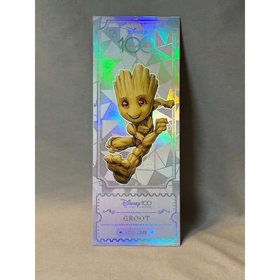 Disney Toys | Groot Disney100 Kakawow Refractor Ticket Jumbo Card Limited Ed. #957 | Color: Silver | Size: Disney100