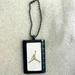 Nike Accessories | Nike Air Jordan Af-12 Lace Tag Rare Keychain Accessory White Leather Os | Color: Silver/White | Size: Os