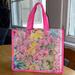 Lilly Pulitzer Bags | Lilly Pulitzer Floral Shopping Bag Tote 10x8x5” Like New | Color: Green/Pink | Size: 10x8”