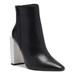 Jessica Simpson Shoes | Jessica Simpson Womens Black Contrast Heel Timea Leather Booties 7.5 M | Color: Black | Size: 7.5