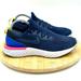 Nike Shoes | Nike Epic React Flyknit College Navy 2018 - Aq0070-400 Size Womens 9.5 | Color: Blue/Pink | Size: 9.5