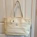 Coach Bags | Coach Extra Large Cream Patent Leather Tote Bag | Color: Cream | Size: Os