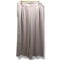 J. Crew Pants & Jumpsuits | J. Crew Wide-Leg High Rise Crop Pant 365 Crepe Pleated Trousers Oyster Grey- 12t | Color: Gray | Size: 12t