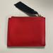 J. Crew Bags | J Crew Small Leather Zip Wallet | Color: Red | Size: Os