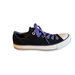 Converse Shoes | Converse All Star Low Top Sneakers Black Purple W8 | Color: Black/Purple | Size: 8