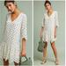 Anthropologie Dresses | Anthropologie Meadow Rue Floral Eyelet Long Sleeve Dress Size Xs | Color: Blue/Cream | Size: Xs