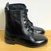 Zara Shoes | Brand New! Zara Black Brogue Style Kids Leather Boots Pristine! Size 11 Rt $60! | Color: Black | Size: Girls/Boys 11