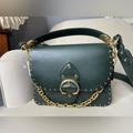Coach Bags | New! Coach Rivet Beat Bag Hunter Green Shoulder Bag W/ Gold Studded Leather | Color: Gold/Green | Size: Os