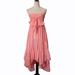 J. Crew Dresses | J Crew Cotton Bow-Front Beach Dress Midi Crisp Pink Sheer Size M | Color: Pink | Size: M