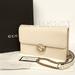 Gucci Bags | Gucci Mini Icon Ivory Pebble Leather Interlocking G Convertible Chain Clutch Bag | Color: Gold/White | Size: Os