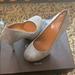 Gucci Shoes | Gucci Suede Pumps | Color: Gray | Size: 8.5