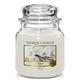 Yankee Candle Scented Candle | Vanilla Medium Jar Candle| Burn Time: Up to 75 Hours