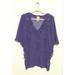Anthropologie Tops | Anthropologie Yoana Baraschi Top Womens Xs Purple Sheer Ruffle Silk Boho | Color: Purple | Size: Xs