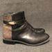 Michael Kors Shoes | Michael Kors Shoes Women’s Finley Leather Flat Ankle Booties Black Brown Sz 10m | Color: Black/Brown | Size: 10